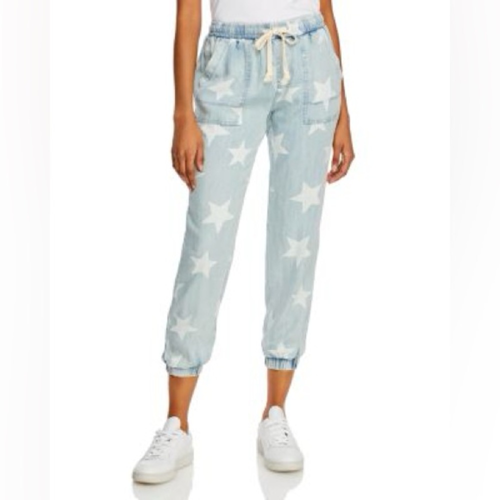Vintage Havana Star Chambray Jogger Pants